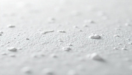 White abstract surface with bumps and shallow depth of fieldの写真素材