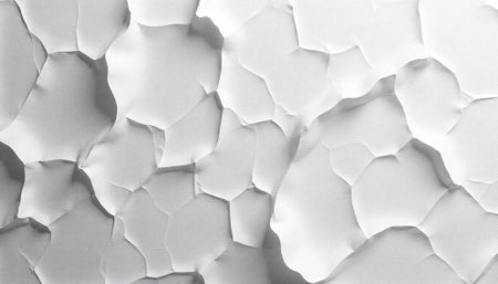 Abstract gray and white polygonal shapes textured background