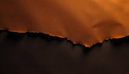 Torn paper revealing texture and color contrast background imageの写真素材