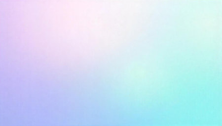 Soft pastel gradient background in pink, purple and teal