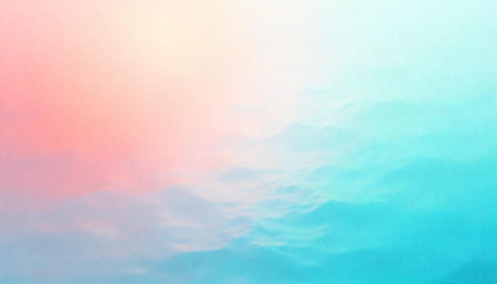 Gradient ocean waves background with smooth color transitions