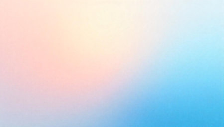 Soft pastel color gradient with peach blue and yellow