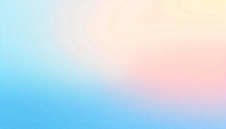 Soft Pastel Gradient Background with Peach and Blue Hues