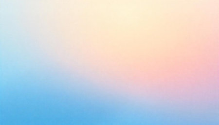 Pastel gradient background with soft transitions of color fieldsの写真素材