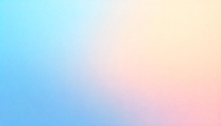 Soft pastel gradient background with light blue and peach huesの写真素材