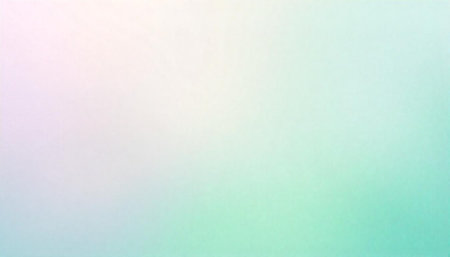 Soft pastel gradient background featuring light pink and green hues