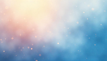 Soft gradient with bokeh lights abstract background imageの写真素材