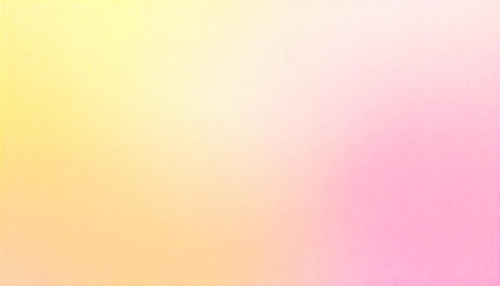 Pastel Gradient Background with Yellow and Pink Soft Tonesの写真素材
