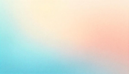Gentle pastel gradient background transitioning between cool and warm
