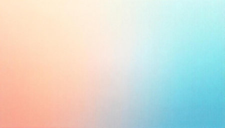 Pastel gradient background in peach, pink and blue tonesの写真素材