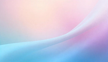 Abstract flowing fabric gradient with pastel hues background imageの写真素材