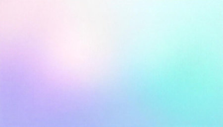Pastel gradient background with pink, purple and teal colors