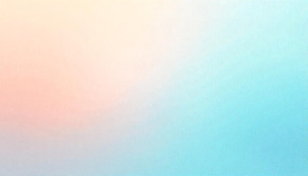 Soft gradient background with pastel peach and blue tonesの写真素材