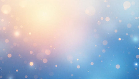Abstract blurred pastel background with bokeh lights and sparkles