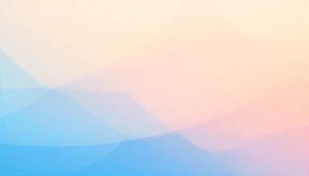 Abstract gradient background with soft flowing pastel colored wavesの写真素材