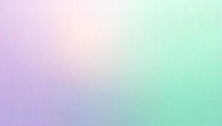 Pastel gradient blend background in soft lavender and green huesの写真素材