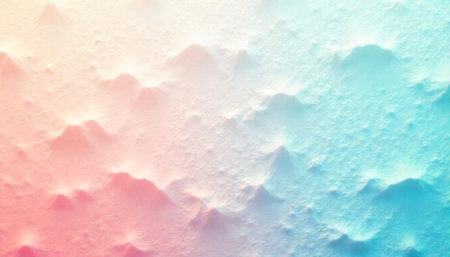 Abstract pastel mountain landscape with soft lighting and textureの写真素材