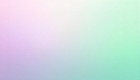 Gradient background with pastel colors: pink, green, and white
