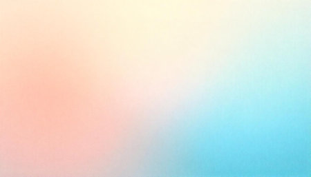 Abstract gradient background in soft pastel peach and blue