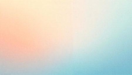 Soft pastel gradient background in peach white and blue