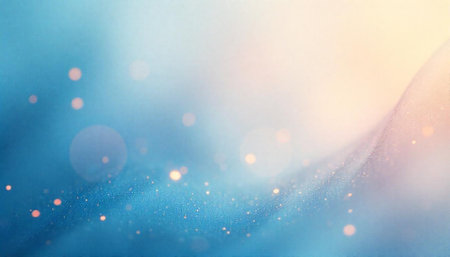 Abstract light and dreamy background with bokeh lights and textureの写真素材