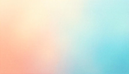 Abstract gradient background with peach and blue pastel colors