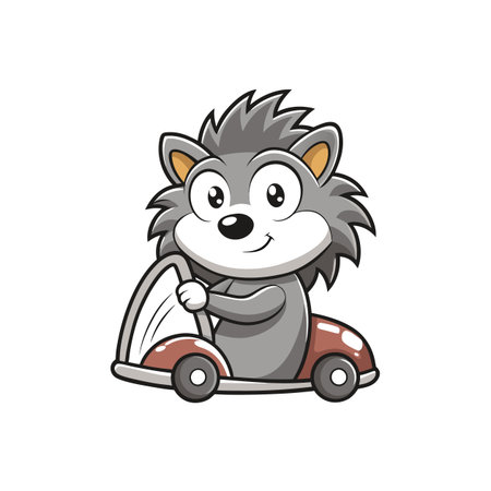 Hedgehog's Fun Golfing Struggleのイラスト素材