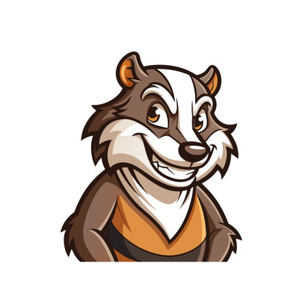 Badger's Humorous Jaw Mimicking Adventureのイラスト素材