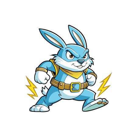 Bunny's Joyful Coding Adventureのイラスト素材