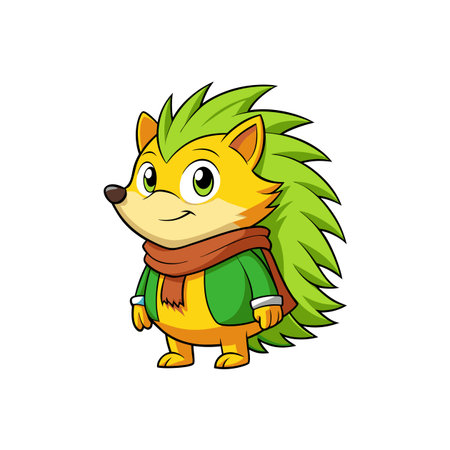 Hedgehog's Creative Travel Adventureのイラスト素材