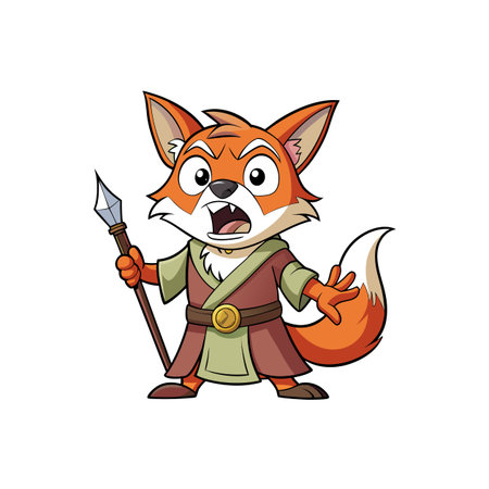 Fox's Fashionable Sheath Displayのイラスト素材