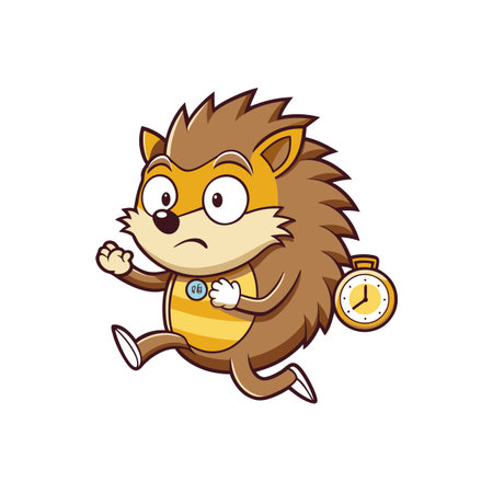 Hedgehog Fit and Blogging About Wellnessのイラスト素材