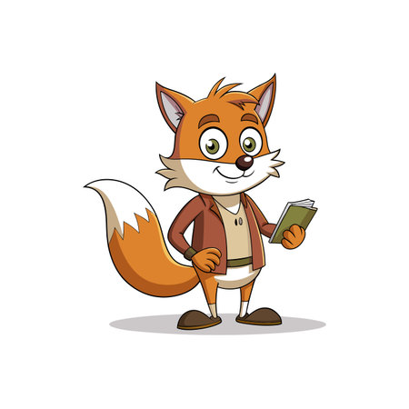 Cautious Fox Calculating Hosiery Choicesのイラスト素材