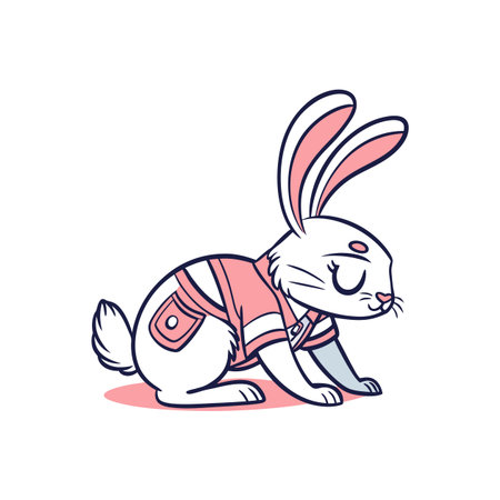 Inspired Bunny Sculpting Creative Designsのイラスト素材