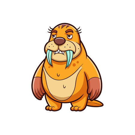 Stable Walrus Designing Creative Artworkのイラスト素材