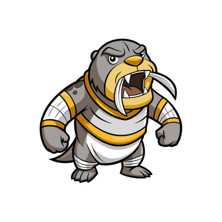 Walrus's Joyful Horseback Riding Adventureのイラスト素材