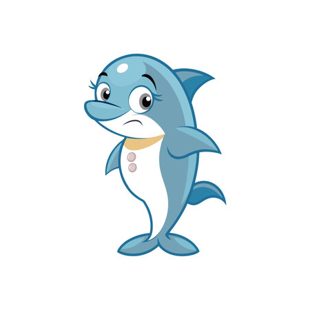 Dolphin's Exciting Fencing Experienceのイラスト素材