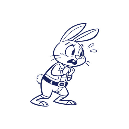 Rabbit's Joyful Coding Sessionのイラスト素材