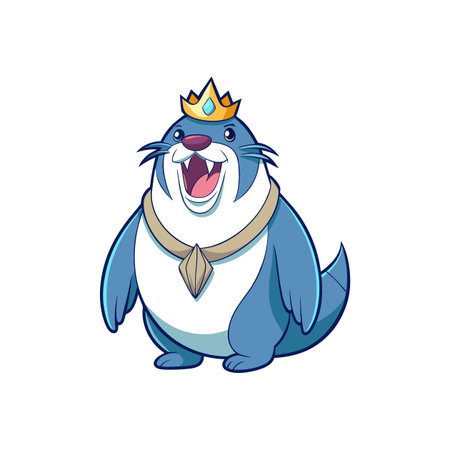 Walrus's Fun Zoo Adventureのイラスト素材