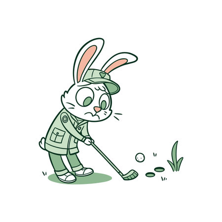 Bunny's Fun Golfing Adventureのイラスト素材