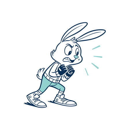 Bunny's Fun Day of Geocachingのイラスト素材
