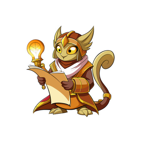 Dancing Penguin's Ancient Scroll Adventureのイラスト素材