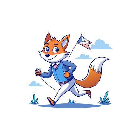 Fearless Fox's Field Adventureのイラスト素材