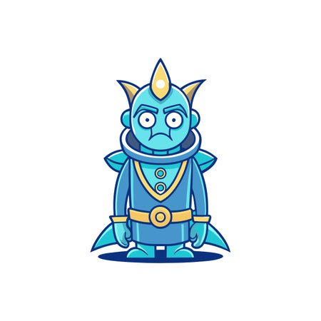 Dream Walking Wizard Diving into Ocean Adventureのイラスト素材