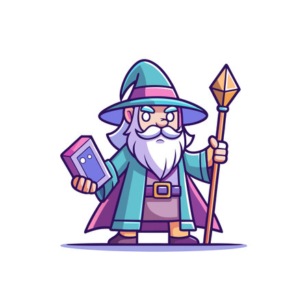 Wizard Engaging Students in a Magical Classのイラスト素材