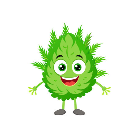 Cheery Dill Cartoon Character Designのイラスト素材