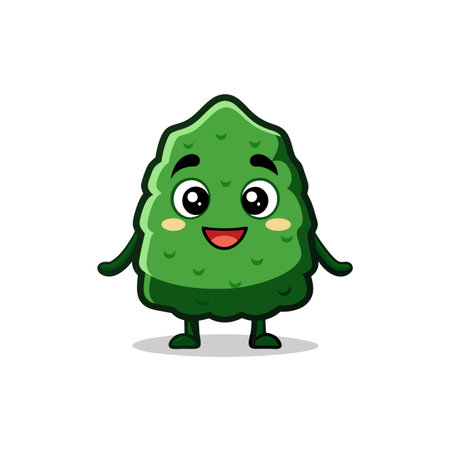 Cute Delightful Nori Cartoon Characterのイラスト素材