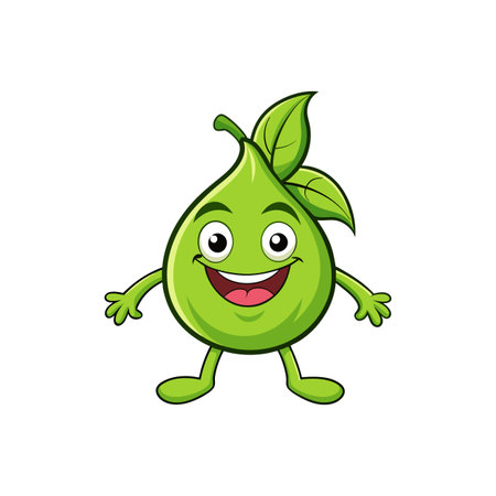 Giggles Zaatar Cartoon Character Designのイラスト素材