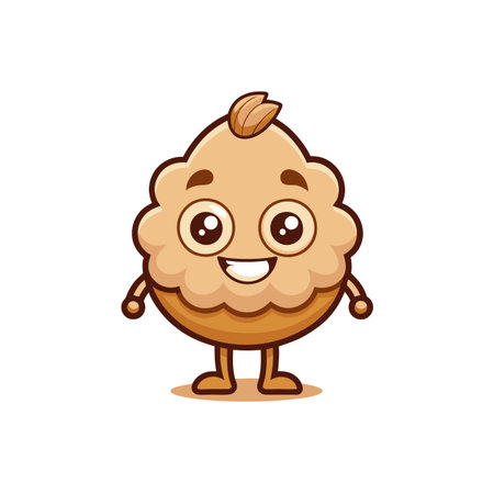 Delightful Cartoon Buckwheat Character Designのイラスト素材