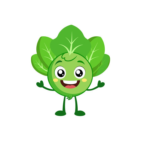 Happy Sorrel Character in Cartoon Styleのイラスト素材